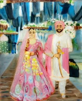 live wedding painting North York